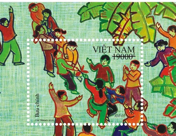 Phát hành bộ tem 'Trò chơi dân gian' nhân dịp Tết thiếu nhi 1.6 - Anh 1