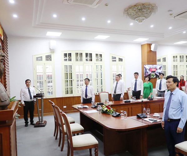 Ông Nguyễn Thái Bình tái đắc cử Bí thư Đảng ủy Văn phòng Bộ VHTTDL - Anh 1