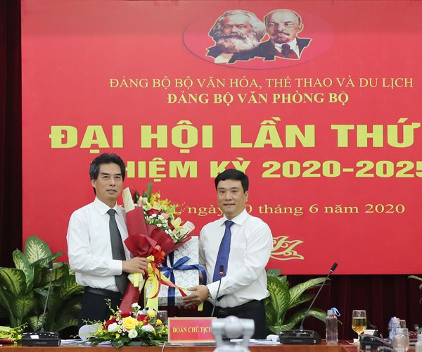 Ông Nguyễn Thái Bình tái đắc cử Bí thư Đảng ủy Văn phòng Bộ VHTTDL - Anh 8