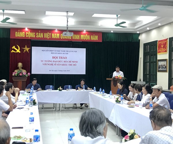 Tư tưởng đạo đức Hồ Chí Minh với nghệ sĩ sân khấu Thủ đô - Anh 1