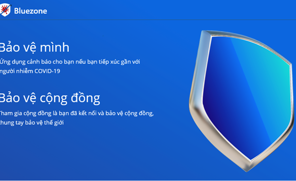 Ứng dụng truy vết người bị Covid-19 Bluezone đạt hơn 1 triệu lượt tải - Anh 1