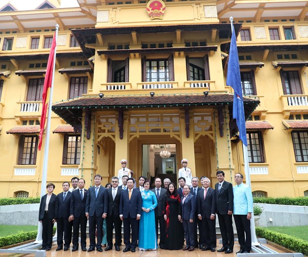 Lễ thượng cờ kỷ niệm 53 năm thành lập ASEAN - Anh 6