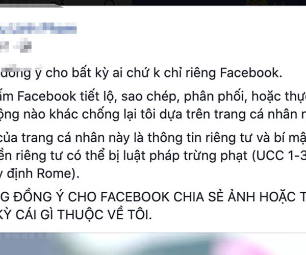 Cảnh báo người dùng Facebook lại mắc lừa trò đùa quyền riêng tư - Anh 1