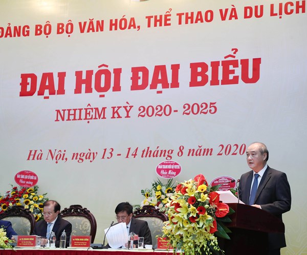 Dai hoi Dai bieu Dang bo Bo VHTTDL nhiem ky 2020-2025 - Anh 1