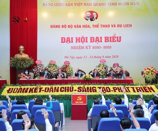 Dai hoi Dai bieu Dang bo Bo VHTTDL nhiem ky 2020-2025 - Anh 4