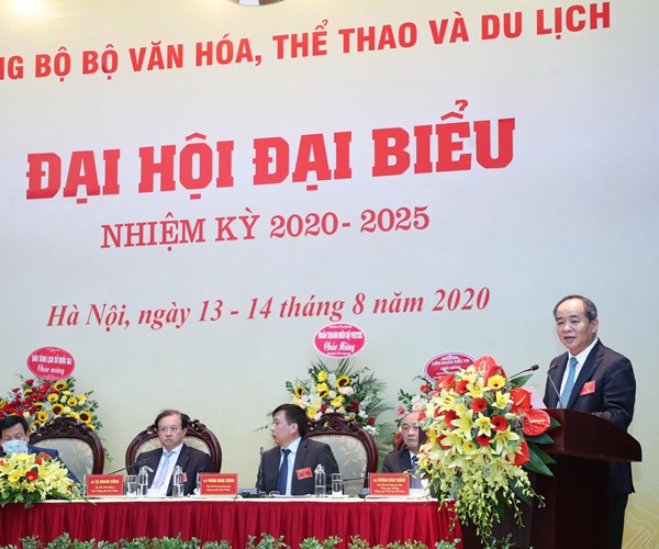 Đại hội Đại biểu Đảng bộ Bộ VHTTDL nhiệm kỳ 2020-2025 - Anh 3