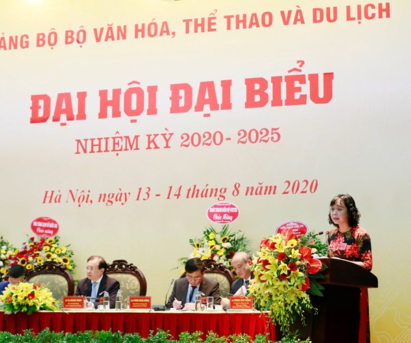 Dai hoi Dai bieu Dang bo Bo VHTTDL nhiem ky 2020-2025 - Anh 3