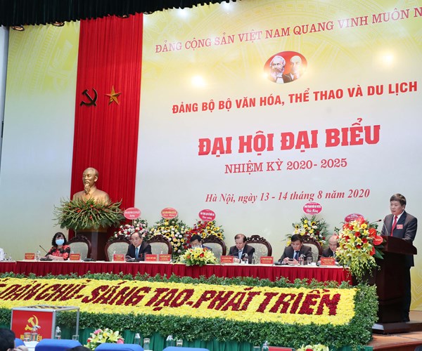 Dai hoi Dai bieu Dang bo Bo VHTTDL nhiem ky 2020-2025 - Anh 2