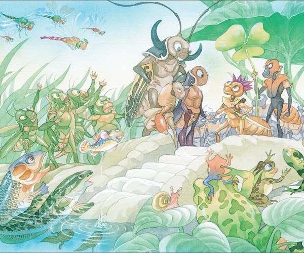Triển lãm “Dế Mèn phiêu lưu ký – Chạm tới những thế giới” - Anh 3