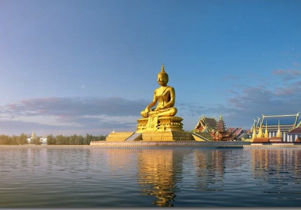 Lào sắp xây dựng tượng Phật cao nhất thế giới tại thủ đô Vientiane - Anh 1