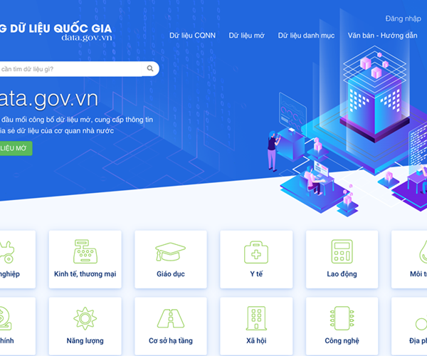 Cổng dữ liệu quốc gia Data.gov.vn chính thức đi vào hoạt động - Anh 1