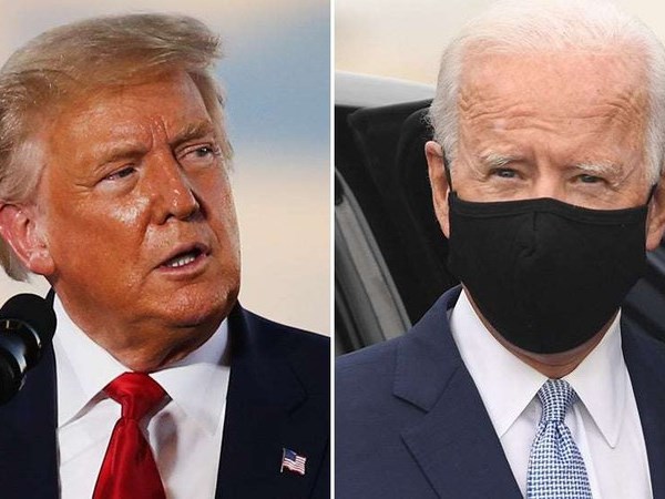 Bầu cử Mỹ: Ông Trump thu hẹp cách biệt, bám sát ông Biden - Anh 1