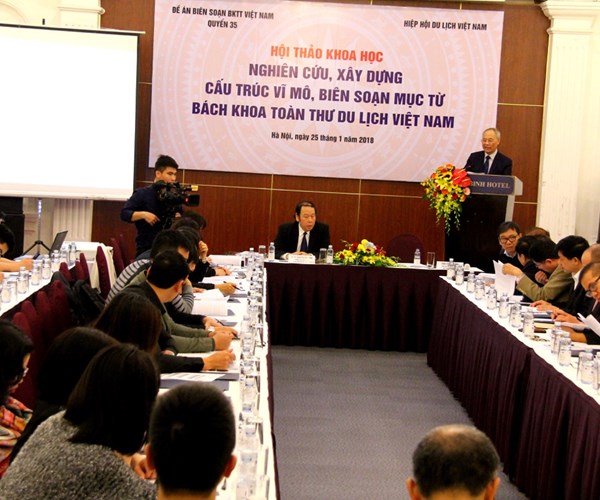 Xây dựng cấu trúc vĩ mô, biên soạn mục từ Bách khoa toàn thư Du lịch Việt Nam - Anh 1