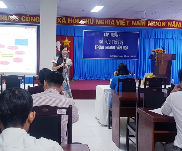 Kiên Giang tập huấn sở hữu trí tuệ trong lĩnh vực văn hóa - Anh 1