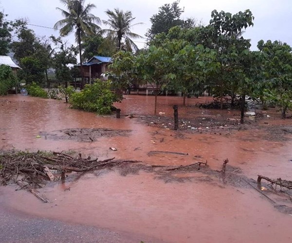 Mùa mưa bão, người dân phải mắc màn khi ngủ kể cả ban ngày - Anh 1