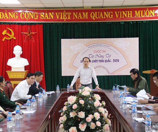 Bộ VHTTDL luôn dành sự quan tâm đặc biệt các cuộc thi về nghệ thuật sân khấu truyền thống - Anh 4