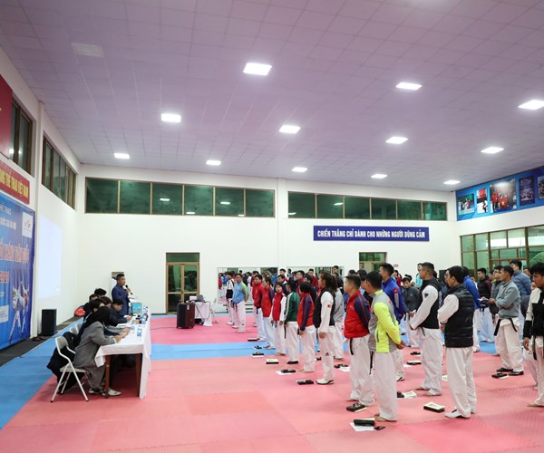 Khai giảng khóa tập huấn chuyên môn Taekwondo toàn quốc 2020 - Anh 1