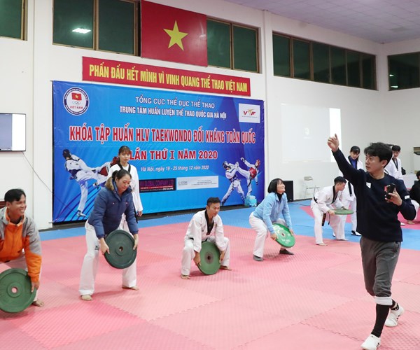 Khai giảng khóa tập huấn chuyên môn Taekwondo toàn quốc 2020 - Anh 6