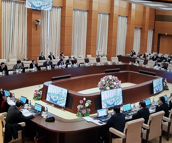 Phiên họp thứ 21 của Ủy ban Thường vụ Quốc hội: Thảo luận về dự án Luật sửa đổi, bổ sung một số điều của Luật Thể dục, thể thao - Anh 1