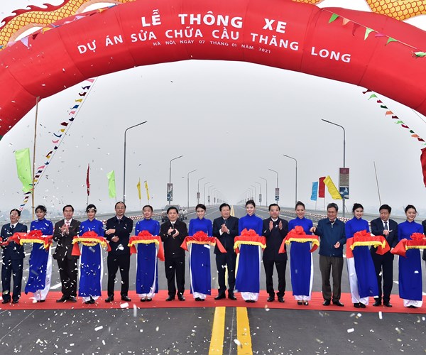 Thông xe dự án sửa chữa cầu Thăng Long - Anh 2