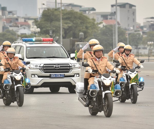 Lễ xuất quân, diễn tập phương án bảo vệ Đại hội lần thứ XIII của Đảng - Anh 3
