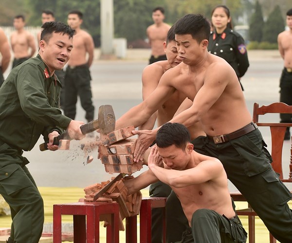 Lễ xuất quân, diễn tập phương án bảo vệ Đại hội lần thứ XIII của Đảng - Anh 14