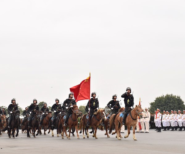 Lễ xuất quân, diễn tập phương án bảo vệ Đại hội lần thứ XIII của Đảng - Anh 5