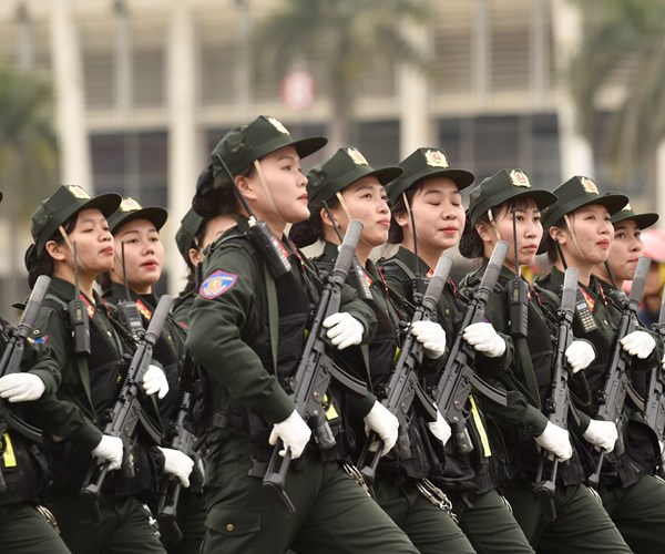 Lễ xuất quân, diễn tập phương án bảo vệ Đại hội lần thứ XIII của Đảng - Anh 9