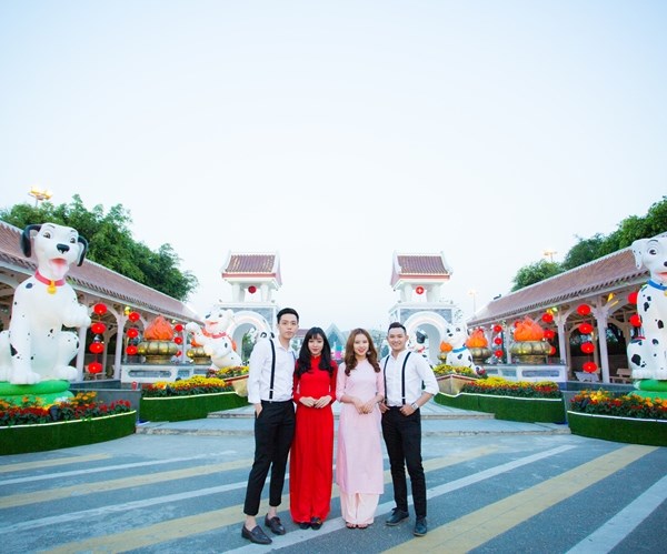 “Vườn mai vàng rực” bung nở trong lễ hội “Mai vàng sắc xuân” Sun World Danang Wonders - Anh 7