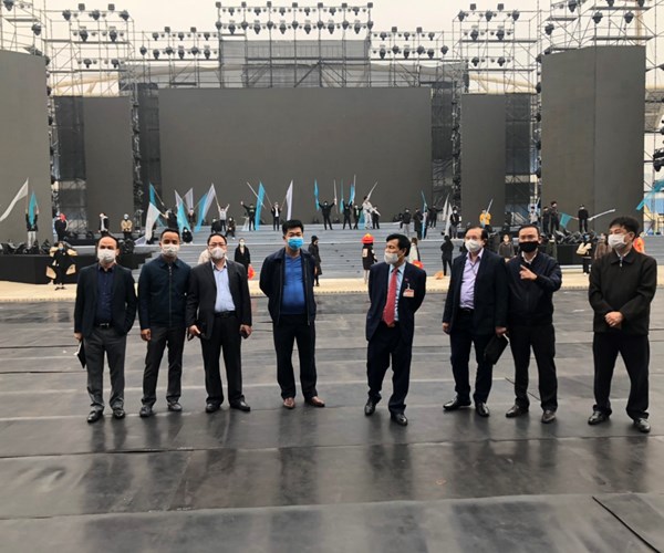 Bộ trưởng Nguyễn Ngọc Thiện kiểm tra công tác chuẩn bị cho Đại nhạc hội Khát vọng – Toả sáng - Anh 1