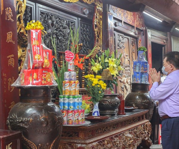 Nam Định: Thực hiện các biện pháp phòng, chống dịch tại di tích - Anh 8