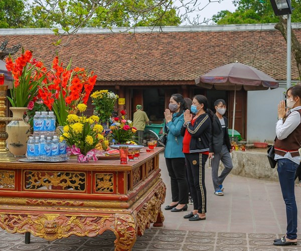 Nam Định: Thực hiện các biện pháp phòng, chống dịch tại di tích - Anh 9