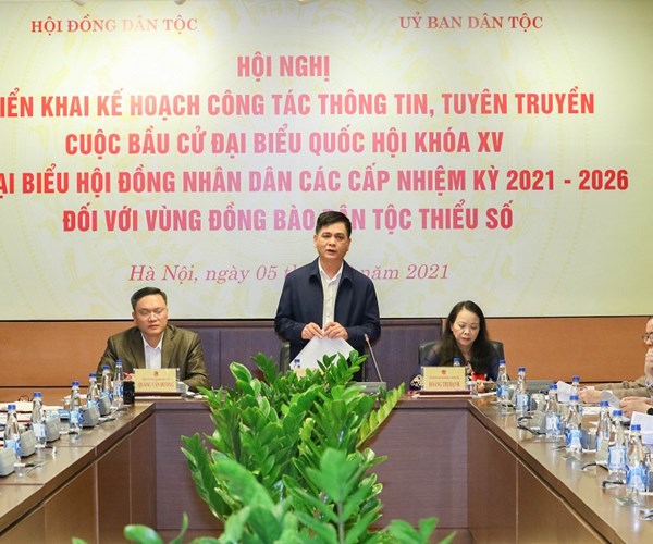Đẩy mạnh công tác tuyên truyền về bầu cử vùng đồng bào dân tộc thiểu số - Anh 1