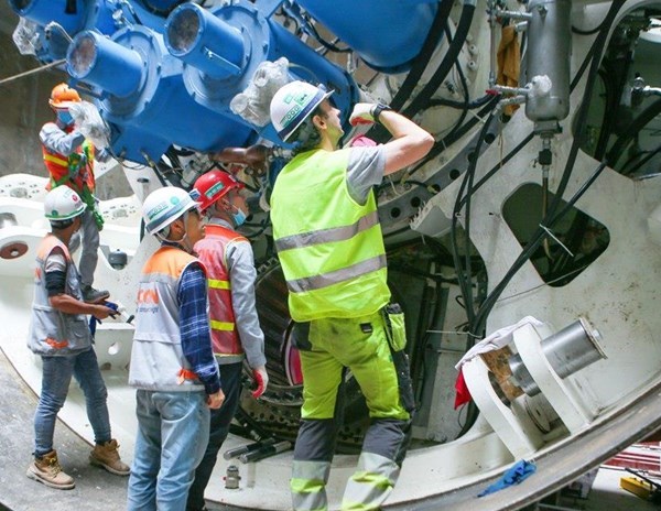 Dự kiến sẽ đào 4km hầm đoạn metro Nhổn-ga Hà Nội sau ngày 1.5 - Anh 1