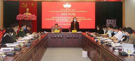 Sơn La: Đảm bảo phòng, chống dịch Covid-19 phục vụ bầu cử Quốc hội khóa XV và HĐND nhiệm kỳ 2021-2026 - Anh 1