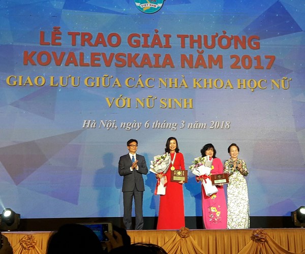 Hai nhà khoa học nữ được trao giải Kovalevskaia - Anh 1