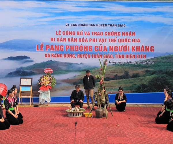 Lễ Pang Phoóng của người Kháng là Di sản văn hóa phi vật thể quốc gia - Anh 2