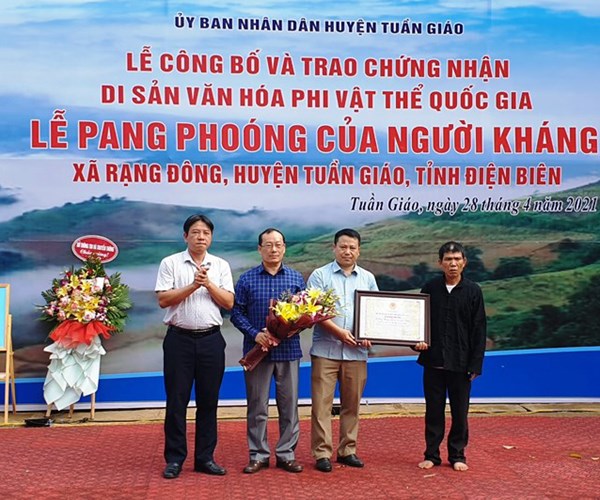 Lễ Pang Phoóng của người Kháng là Di sản văn hóa phi vật thể quốc gia - Anh 1