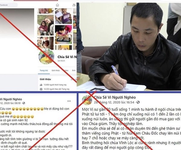 Lộ diện nhiều Fanpage núp bóng từ thiện để lừa đảo, chiếm đoạt tiền - Anh 1