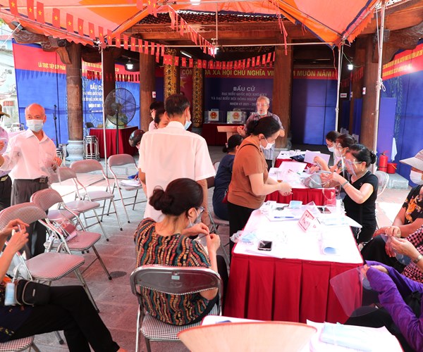 Ha Noi ruc ro co hoa chao don Ngay hoi non song - Anh 5