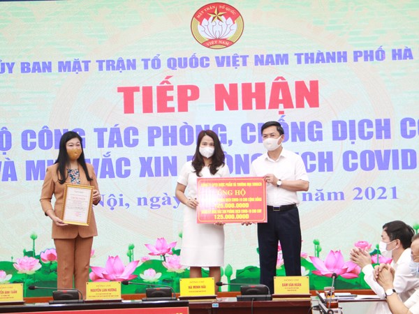 Hà Nội vận động ủng hộ kinh phí mua vaccine phòng, chống Covid-19 - Anh 1