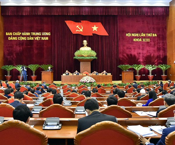 Khai mạc Hội nghị Trung ương 3 khóa XIII: Xem xét, quyết định nhiều vấn đề rất cơ bản và hệ trọng - Anh 1