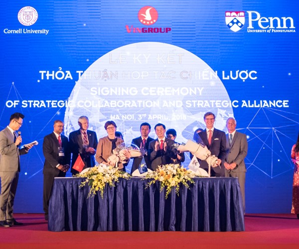 VINGROUP KÝ KẾT THỎA THUẬN HỢP TÁC CHIẾN LƯỢC VỚI ĐẠI HỌC CORNELL VÀ PENNSYLVANIA - Anh 5