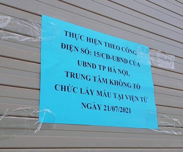 Hà Nội: Viện Kiểm định quốc gia vắcxin và sinh phẩm y tế dừng lấy mẫu xét nghiệm Covid-19 - Anh 4