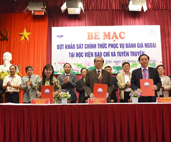 Học viện Báo chí và Tuyên truyền: Bế mạc đợt khảo sát chính thức của đoàn chuyên gia đánh giá ngoài - Anh 2