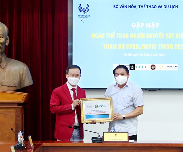 Mỗi thành viên của Đoàn Thể thao Việt Nam tham dự Paralympic Tokyo - 2020 phải thật sự là sứ giả thiện chí, chân thành - Anh 5
