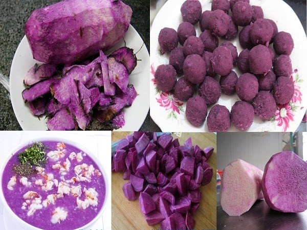 Khoai môn tím - Nét ẩm thực đặc sắc của vùng đất Lục Yên, Yên Bái - Anh 1