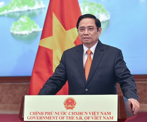 Thủ tướng nêu 5 đề xuất để thúc đẩy hợp tác, phát triển kinh tế số - Anh 1