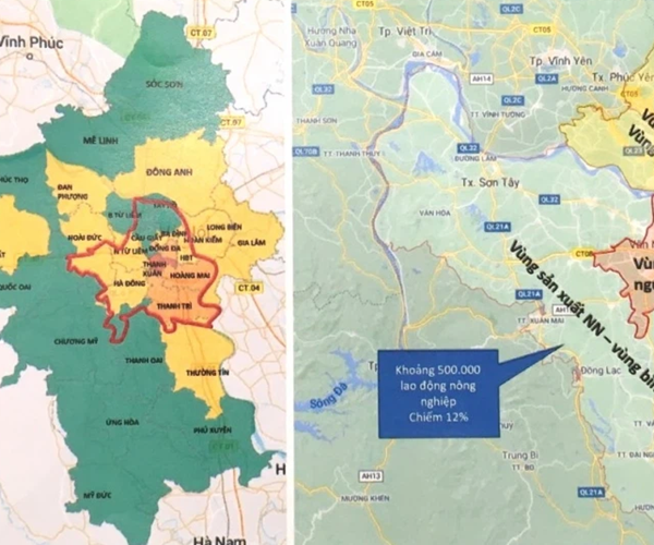 10 quận, huyện tại Hà Nội tiếp tục giãn cách xã hội theo Chỉ thị 16 sau ngày 6.9 - Anh 3