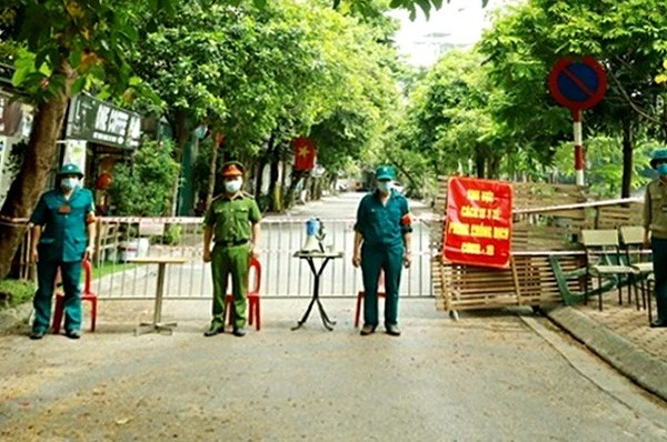 Hà Nội: Thiết lập vùng cách ly y tế tại phường Thổ Quan - Anh 1
